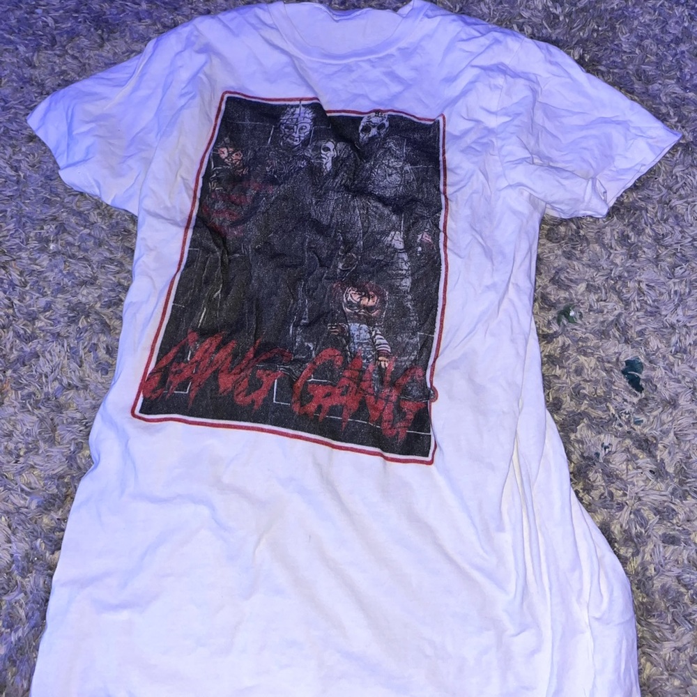 Scary Halloween graphic T-shirt